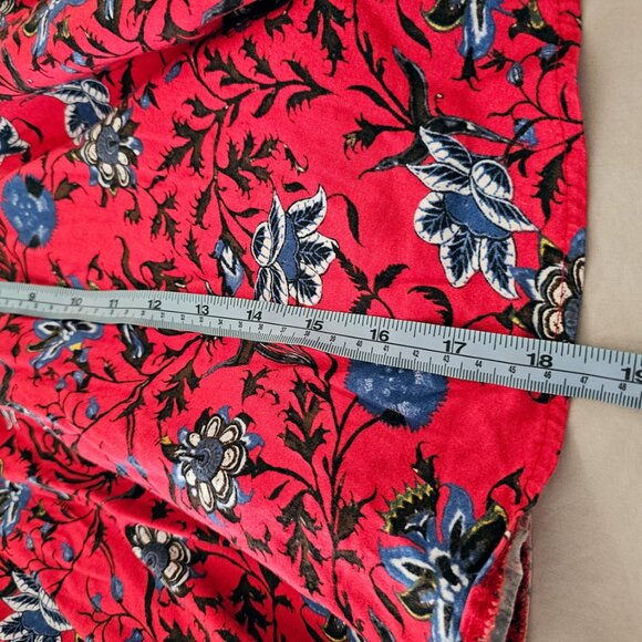 Plus Size ModCloth Red Floral A-Line Dress - Picture 13 of 15